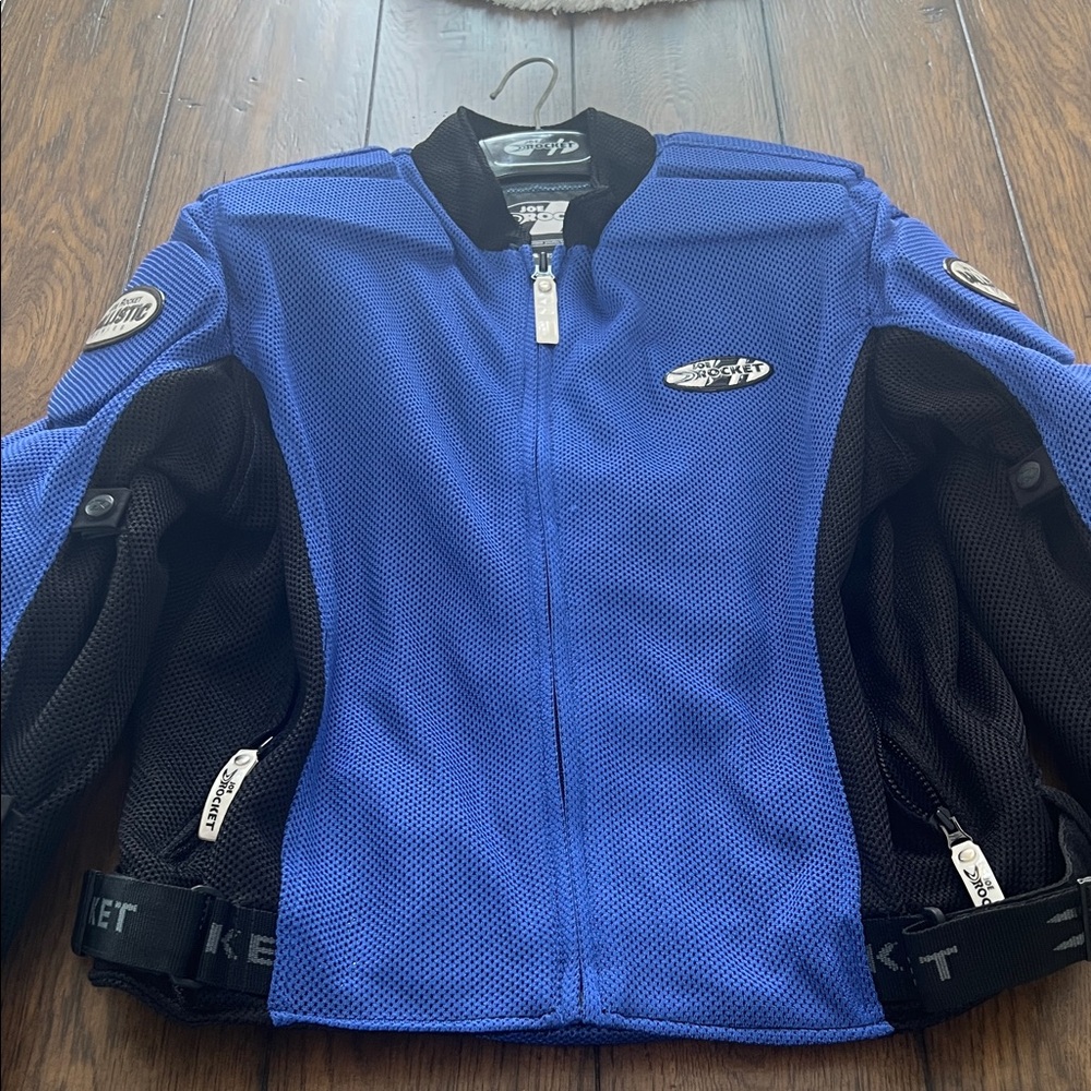Joe Rocket Blue and Black Motorcycle Jacket